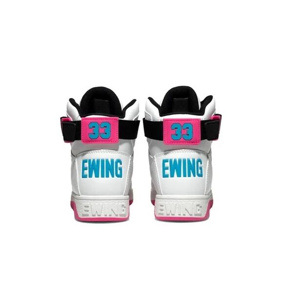 Patrick Ewing 33 Orion Strap White/Neon Womens Size 9 New In Box - Picture 12 of 13